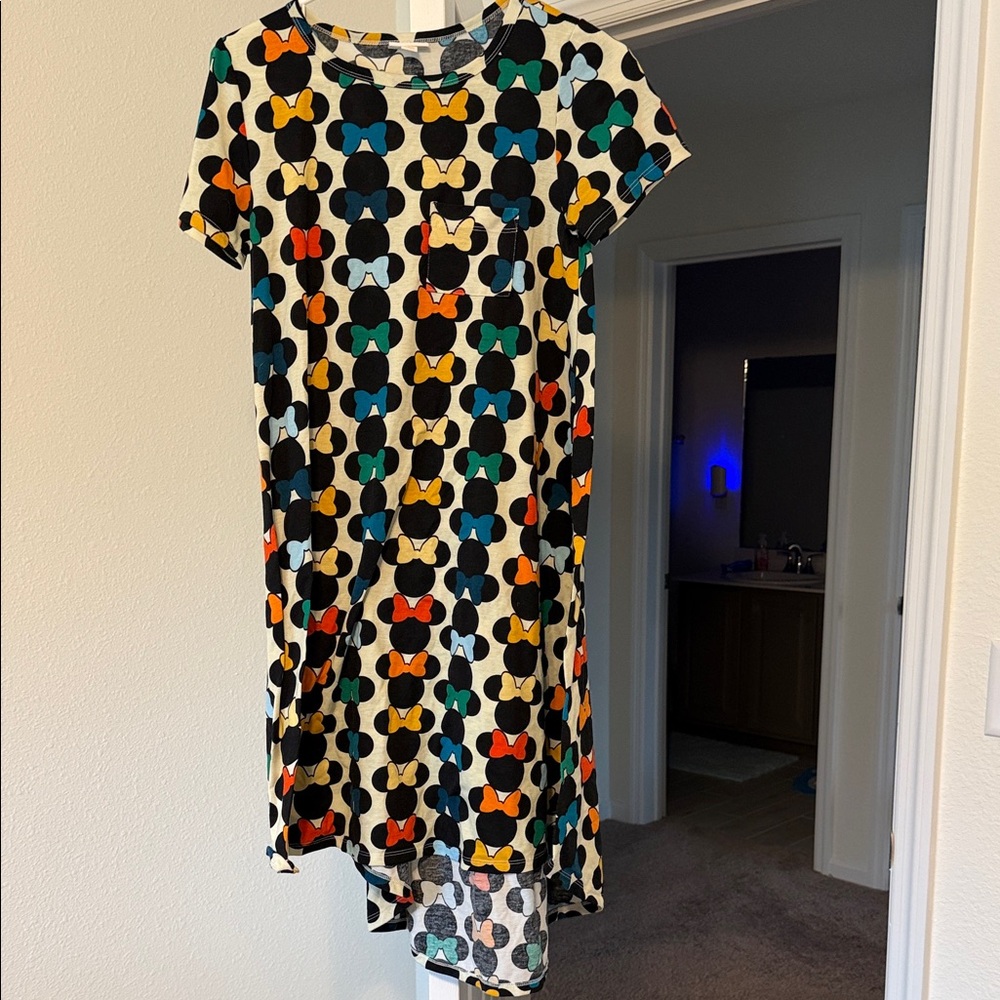 LuLaRoe Asymmetrical Dress with Bold Pattern